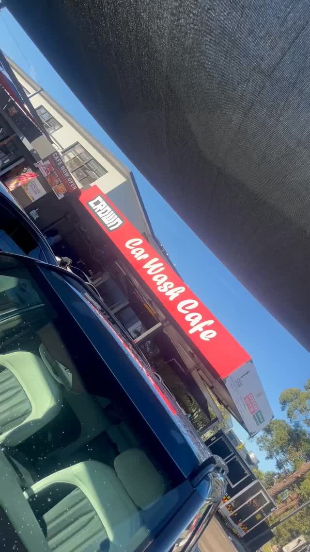 Instagram post from crowncarwashcafestrathfield. This post is in position 4.